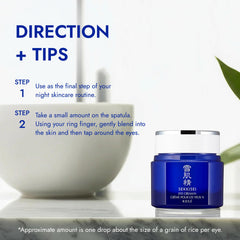 Ceramides and collagen-boosting extracts support eye-area skin