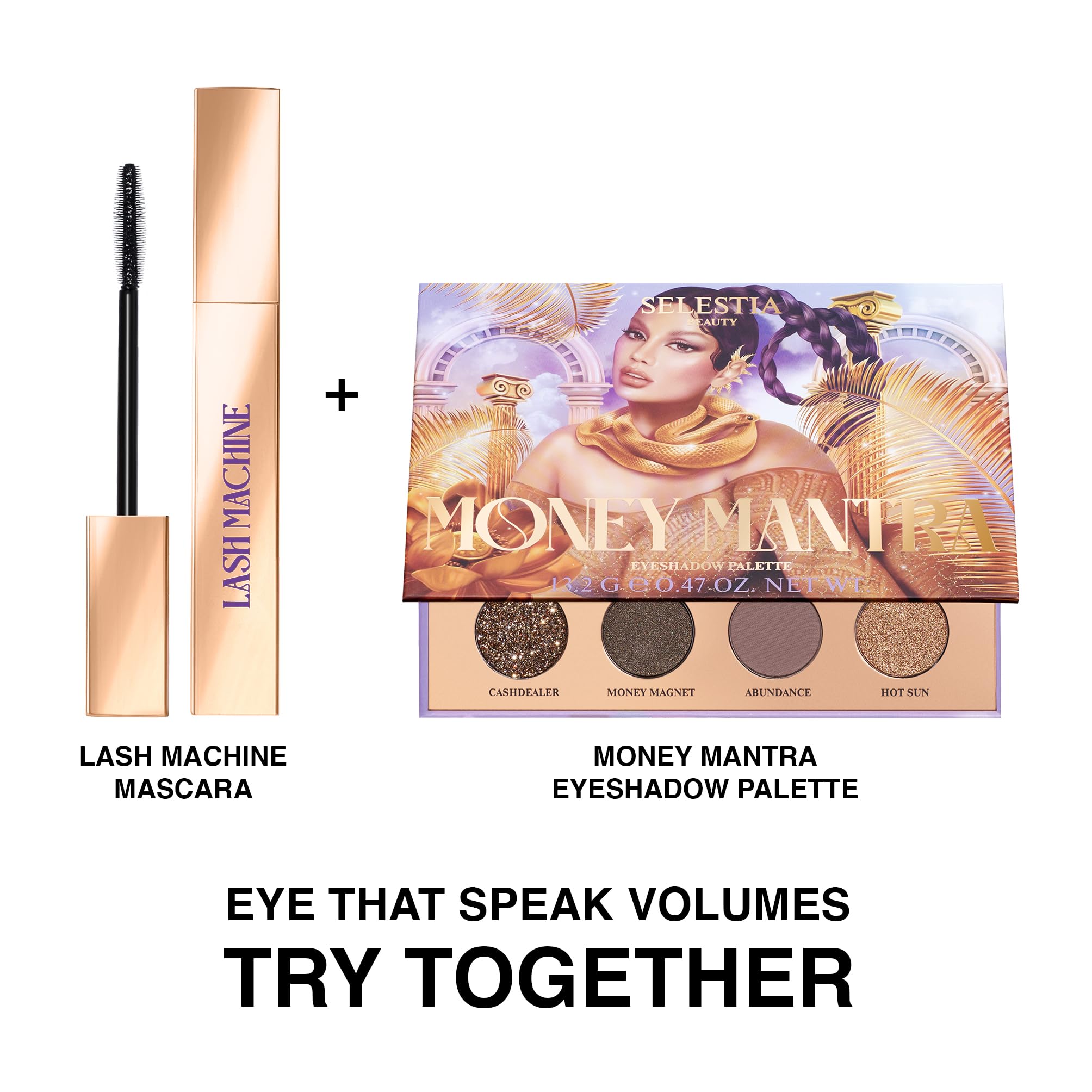 SELESTIA BEAUTY Lightweight mascara formula designed for comfortable daily use