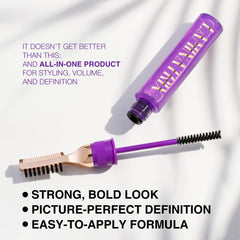 SELESTIA BEAUTY Laminatrix brow closeup showing defined fuller looking brows