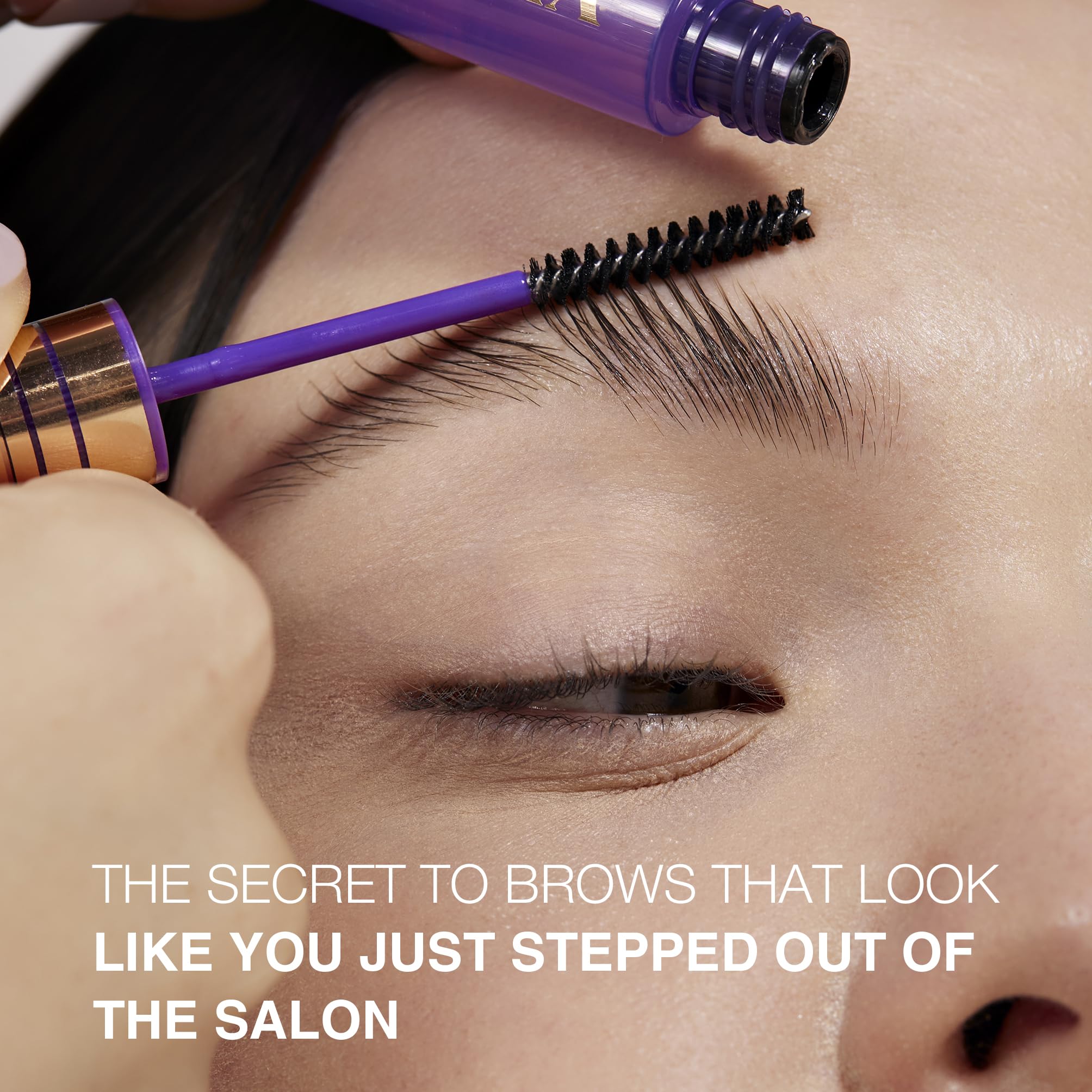 SELESTIA BEAUTY Laminatrix dual-brush action showing comb distributes gel evenly