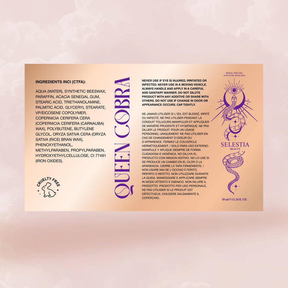 Daily wear Queen Cobra for long-lasting hold on lashes.