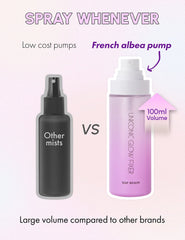 Self Beauty Glow travel-friendly spray suitable for on-the-go touch-ups.