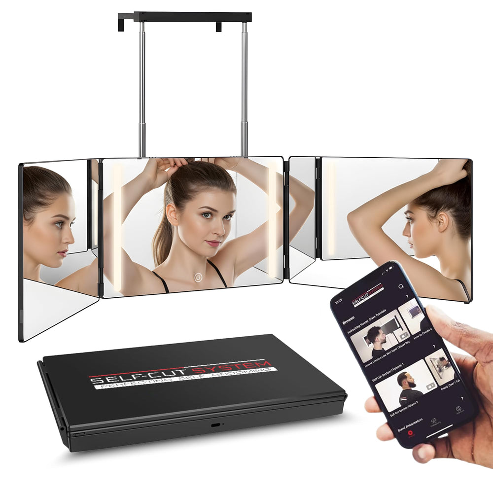 Self-Cut System easy fade and lineup with three-way design.