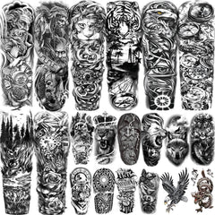 SELIDODO full-arm sleeve tattoos for adults with bold designs