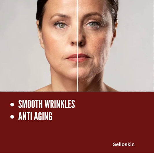Selloskin Vitamin C Serum dropper applying for daily hydration