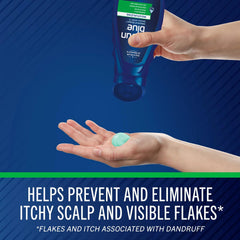 Selsun Blue shampoo label focus on active 1% selenium sulfide for dandruff management.