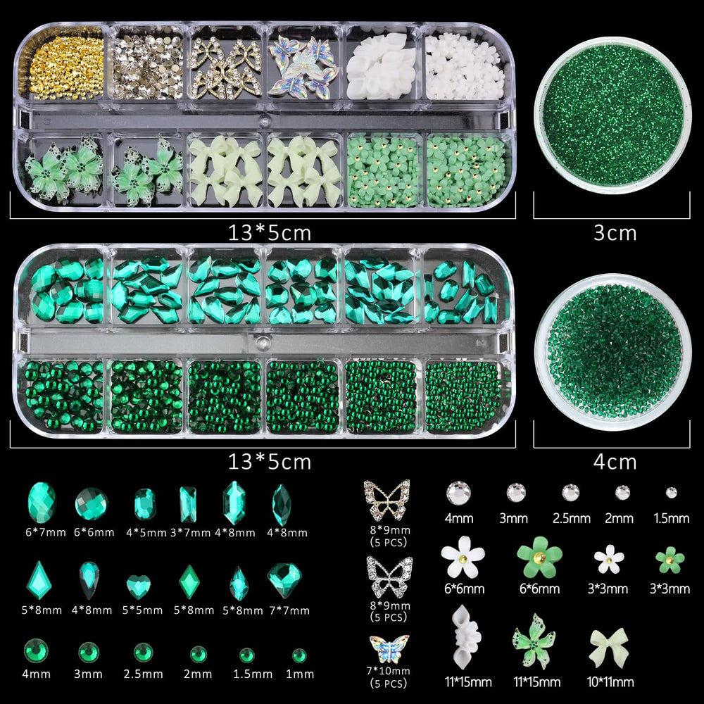 SEMATA gems applied to phone case and hair clip, expands craft and accessory uses