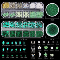 SEMATA gems applied to phone case and hair clip, expands craft and accessory uses