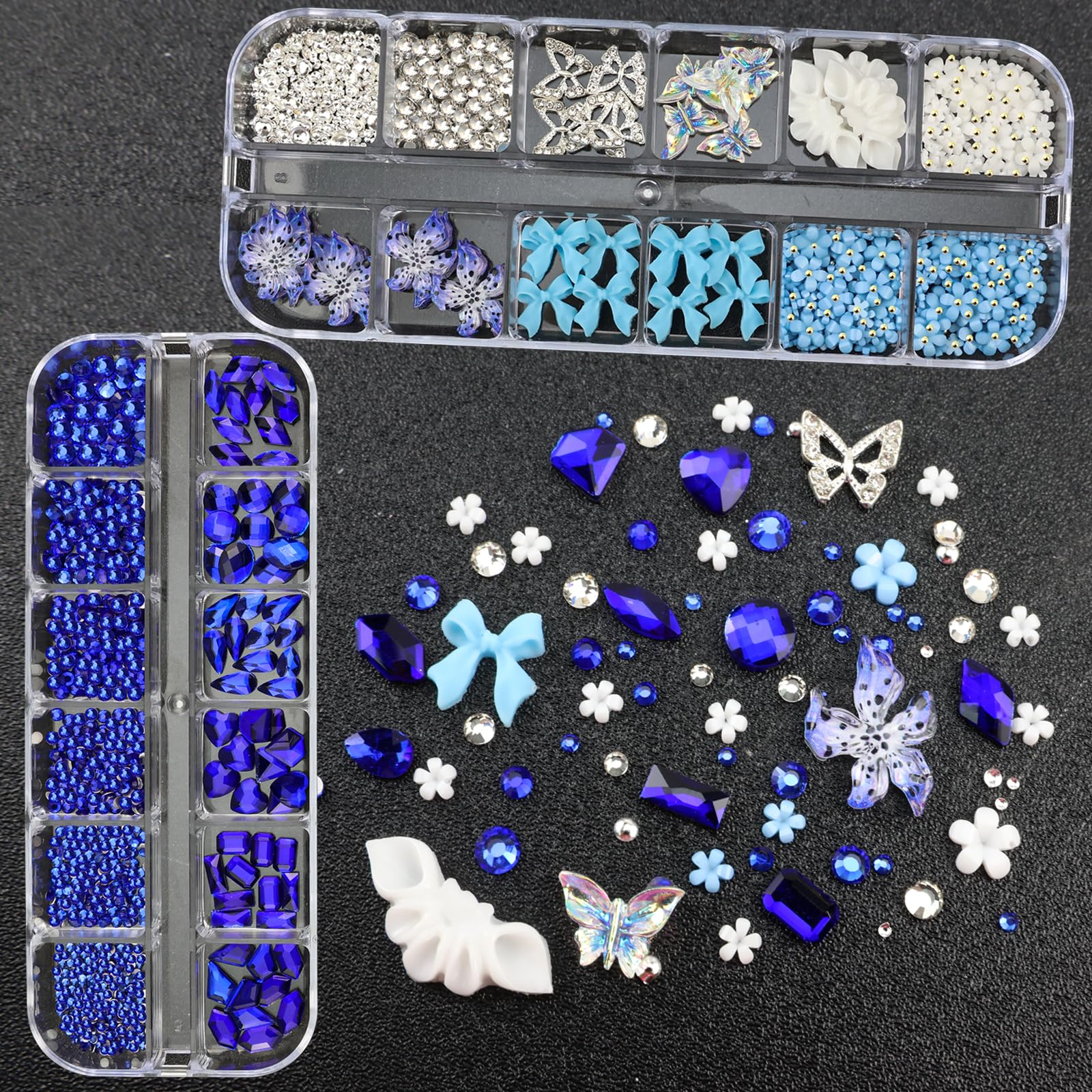 SEMATA close-up of flower heart and butterfly shapes offering design variety