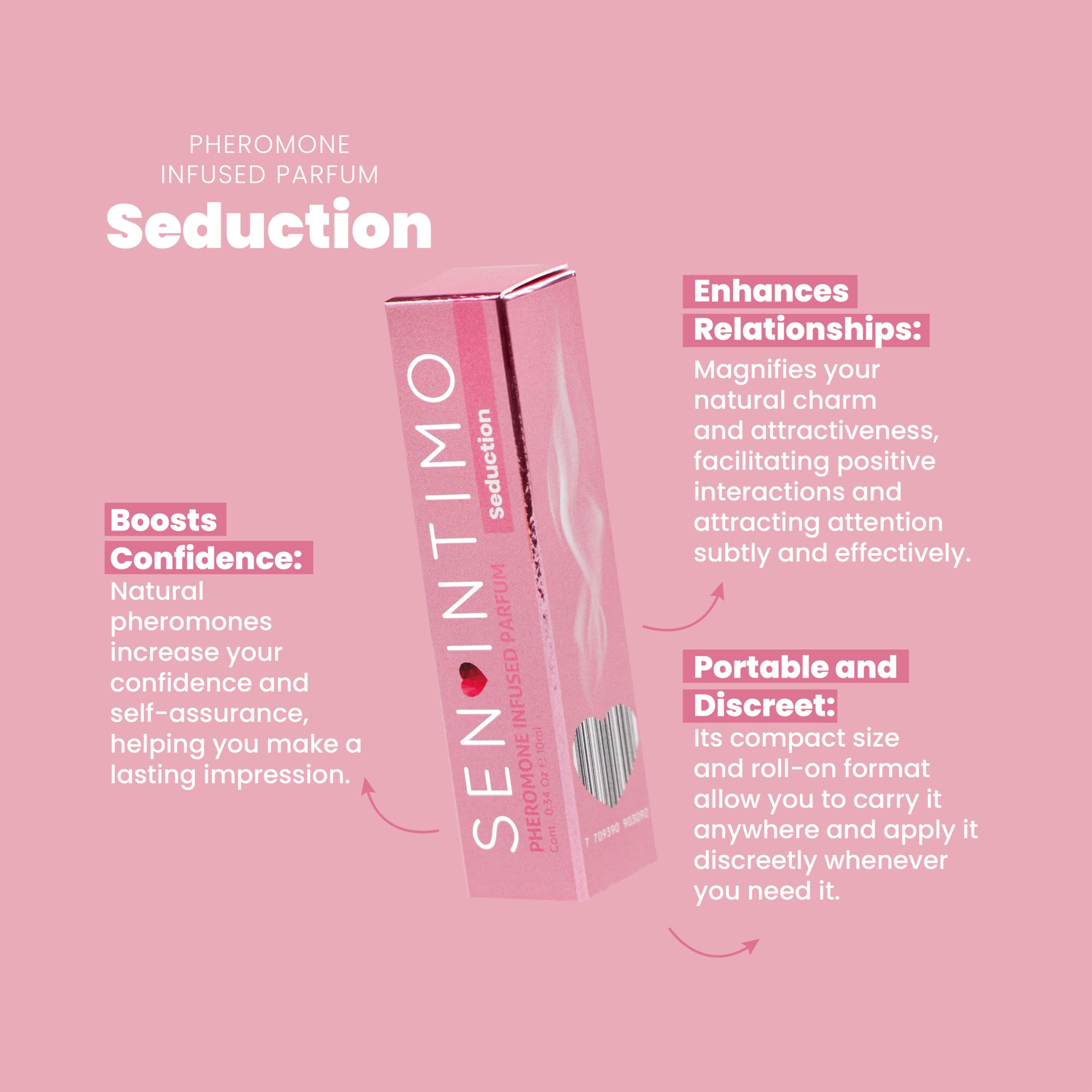 Compact 10ml Sen Intimo Seduction for purse or clutch carry.