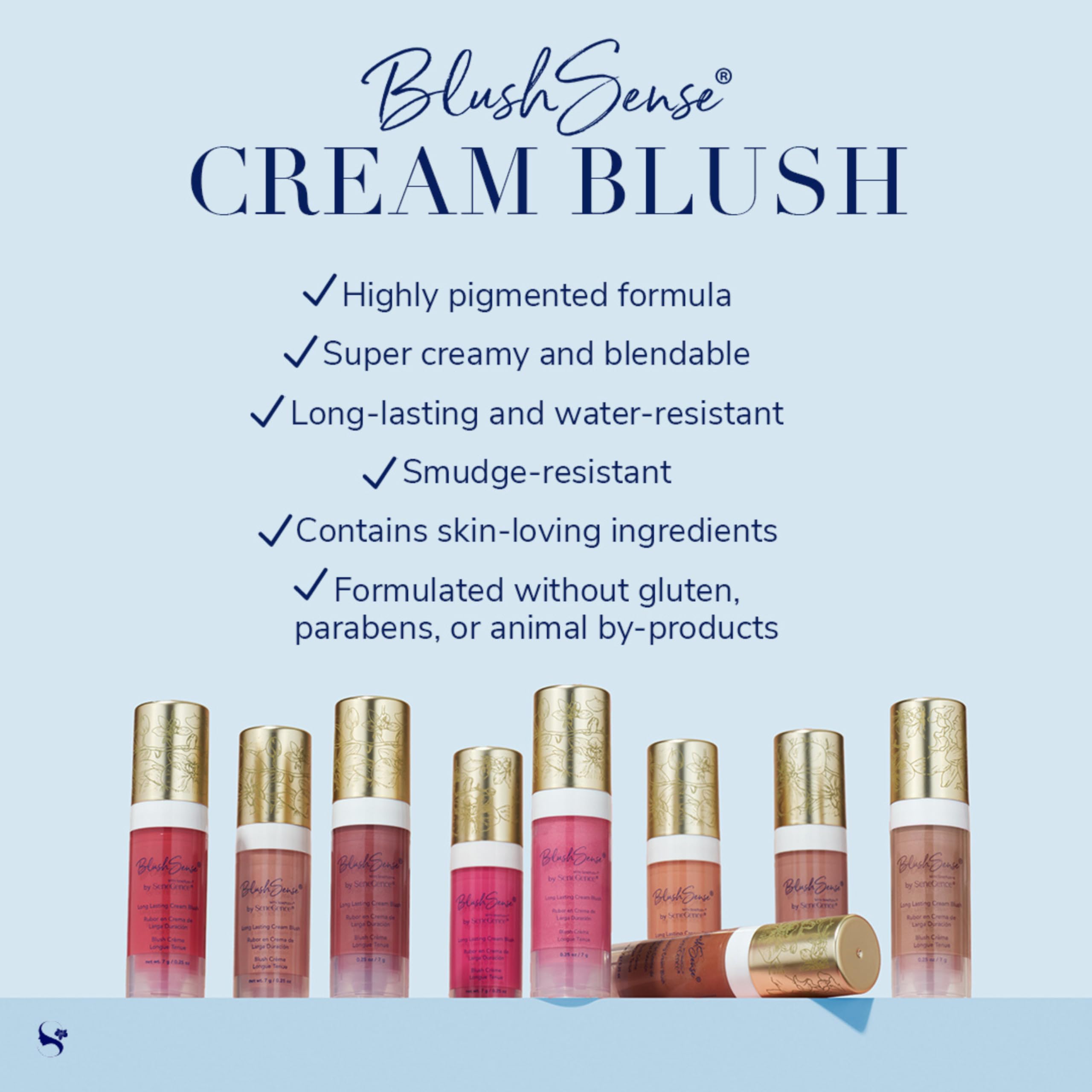 Hydration-forward BlushSense formula keeps skin plump and comfortable