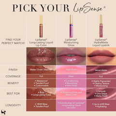 SeneGence LipSense clean beauty formula: vegan and cruelty-free lip color.