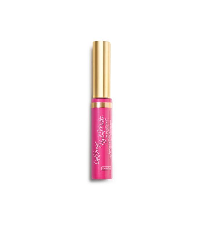 SeneGence LipSense HydraMatte bottle shows bold cream-to-matte color that lasts.