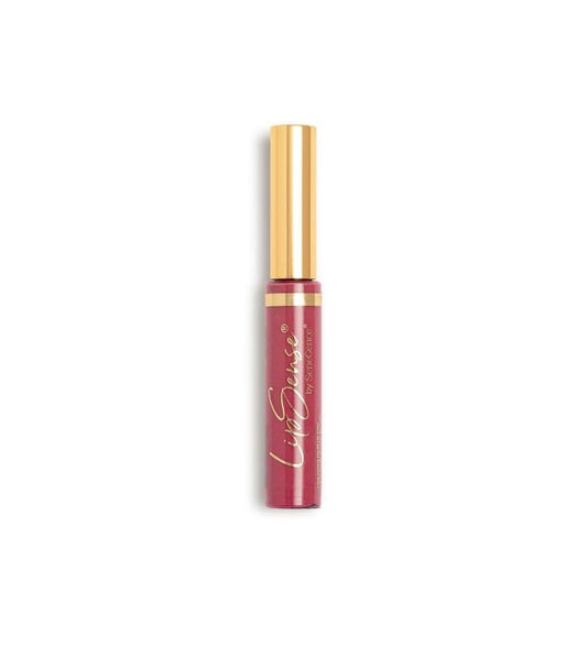 SeneGence LipSense close-up swatch showing long-lasting color with fade resistance.