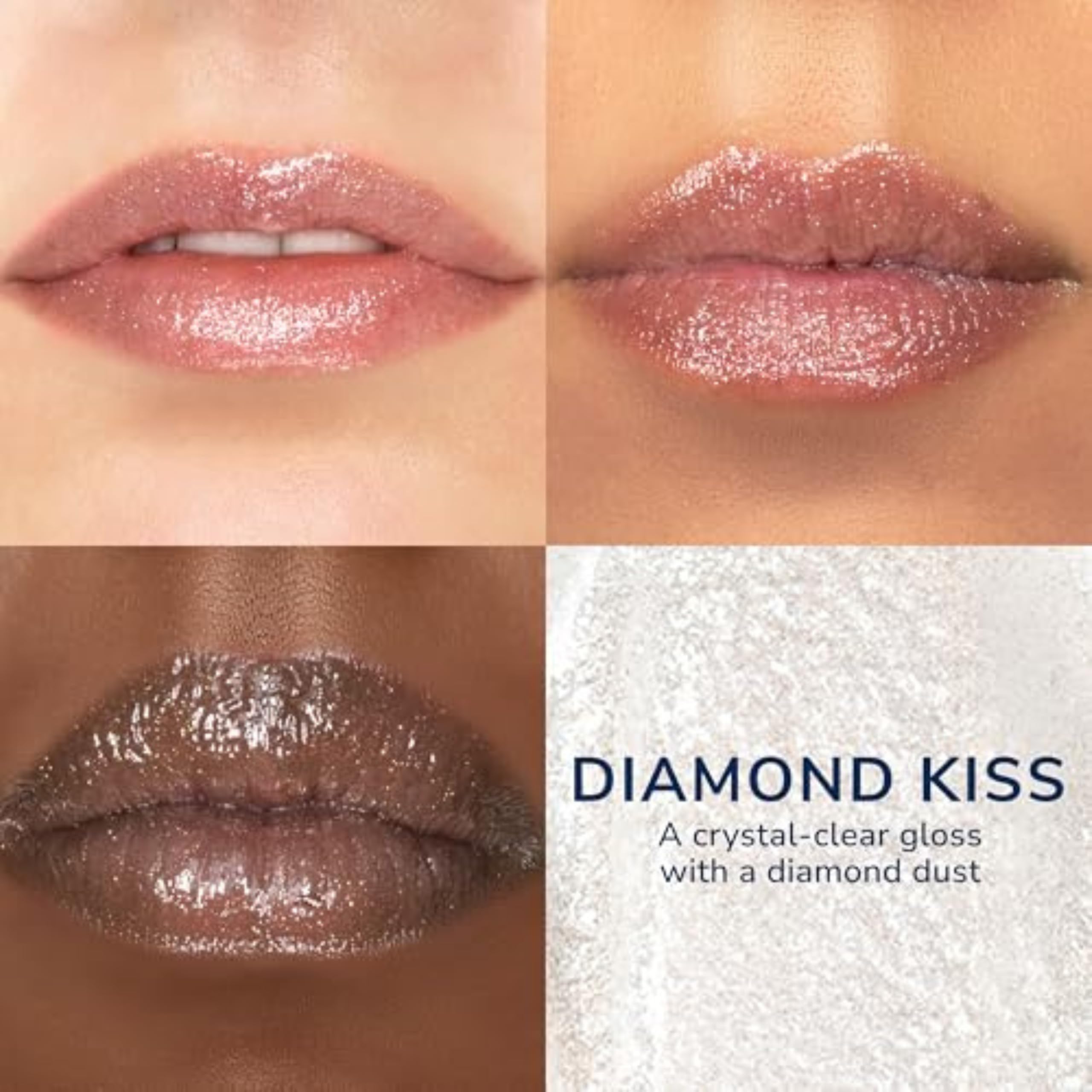 SeneGence gloss highlights shea butter for nourishing lip hydration.