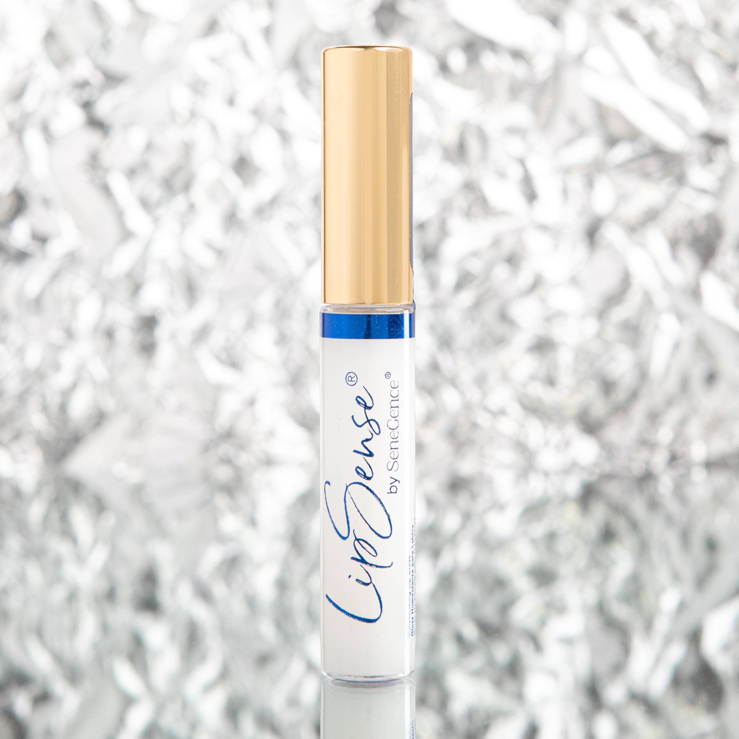 SeneGence gloss enriched with Vitamin E supports lip moisture.