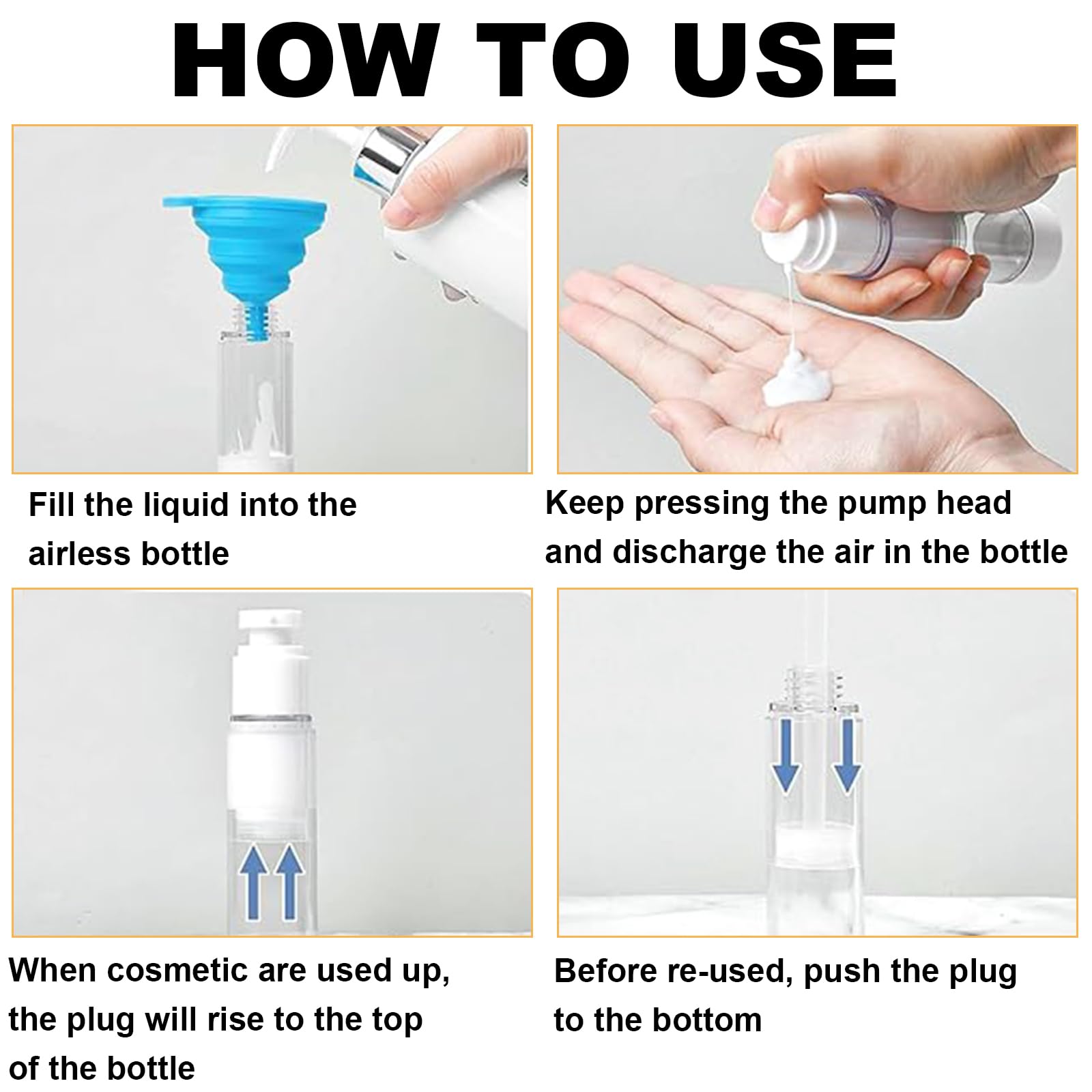 SENENQU foundation airless bottle preserves formula freshness.