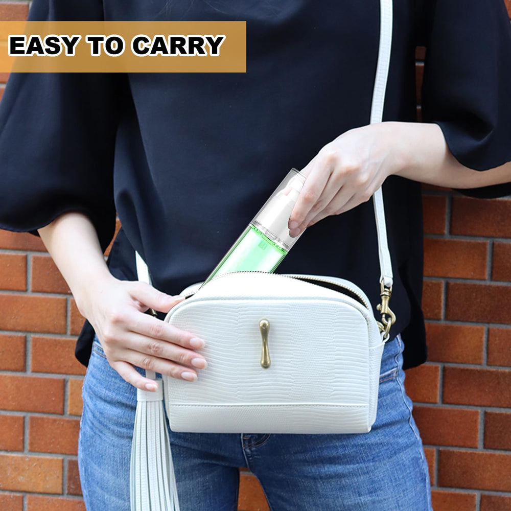 SENENQU transparent cosmetic container shows contents at a glance.