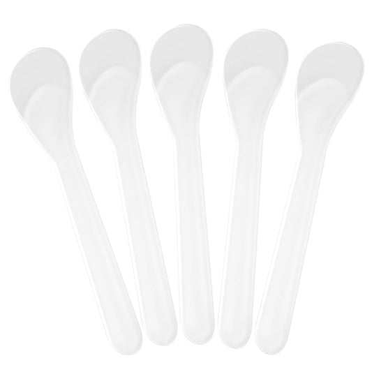 Senkary translucent 200-pack spatulas for hygienic cosmetic mixing and application.