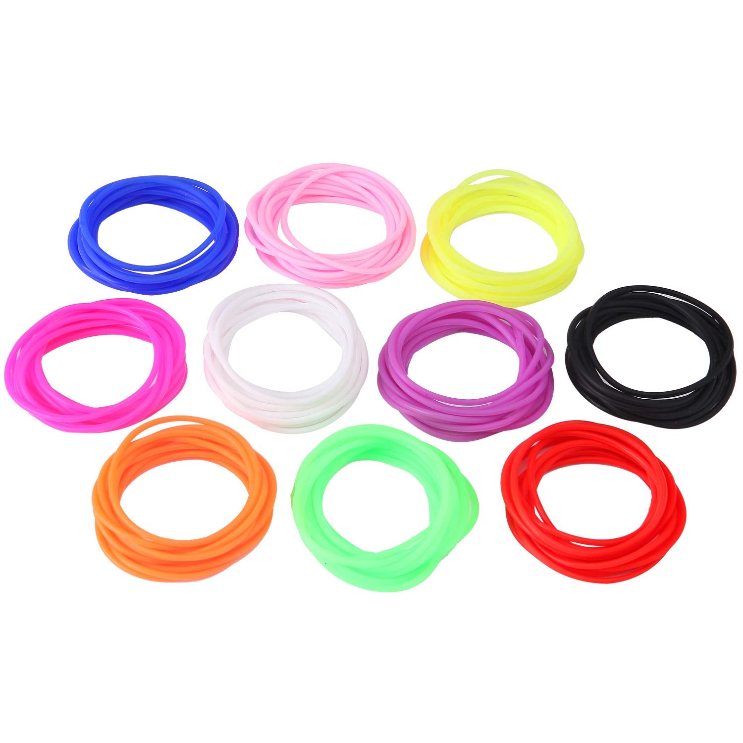 Senkary nonluminous jelly bracelets ideal for weddings, birthdays, and festivals