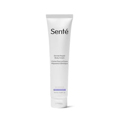 Sente Dermal Repair Body Cream bottle delivering deep hydration for dry skin.