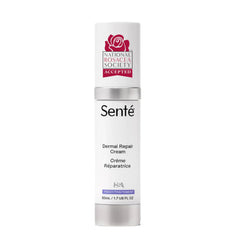 Sente Dermal Repair Cream bottle with pump for convenient hydrating application