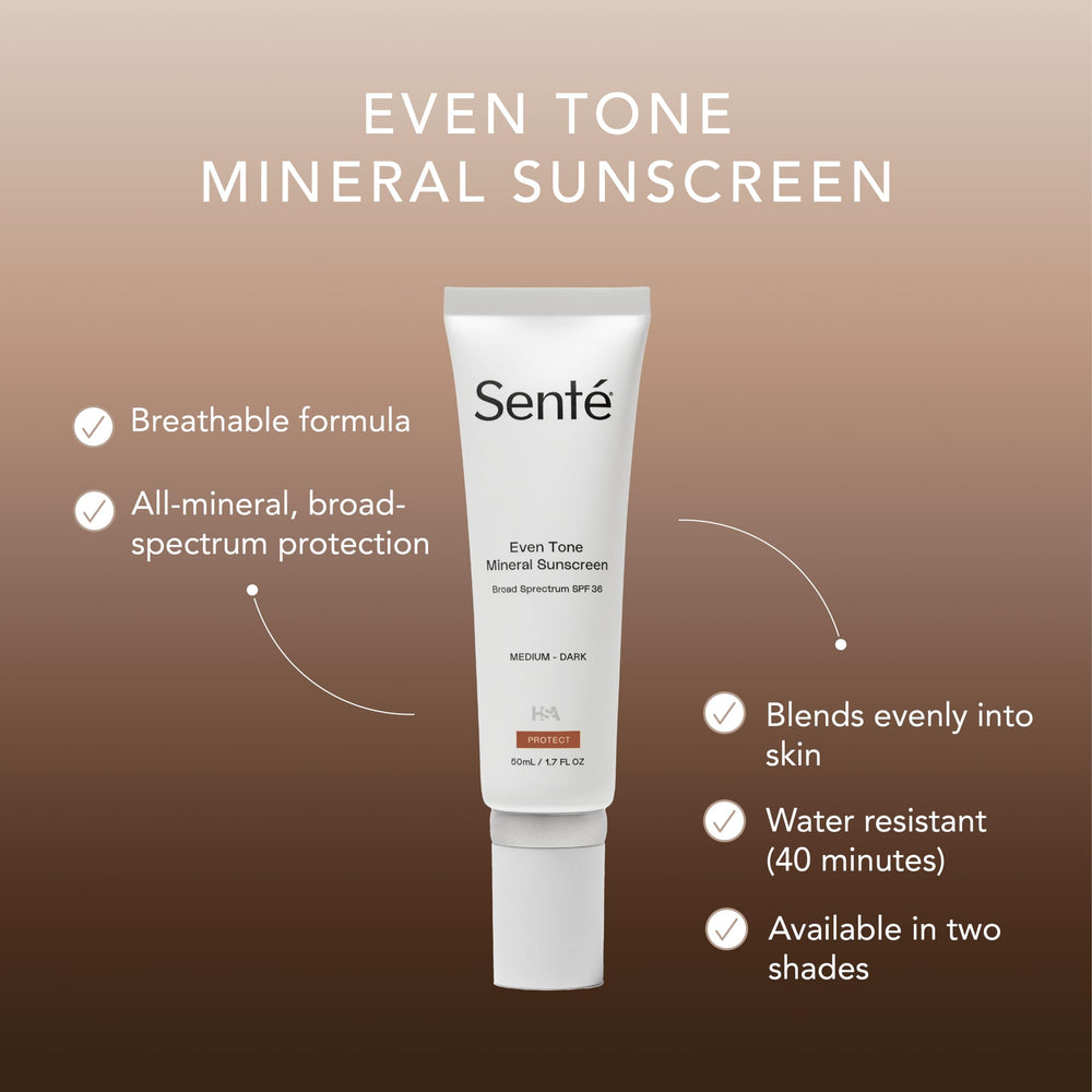 Texture swatch demonstrates sheer, blendable coverage for a natural finish