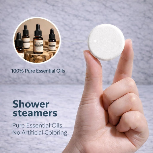 SENTEA eucalyptus mint steamer releasing refreshing vapors during showers