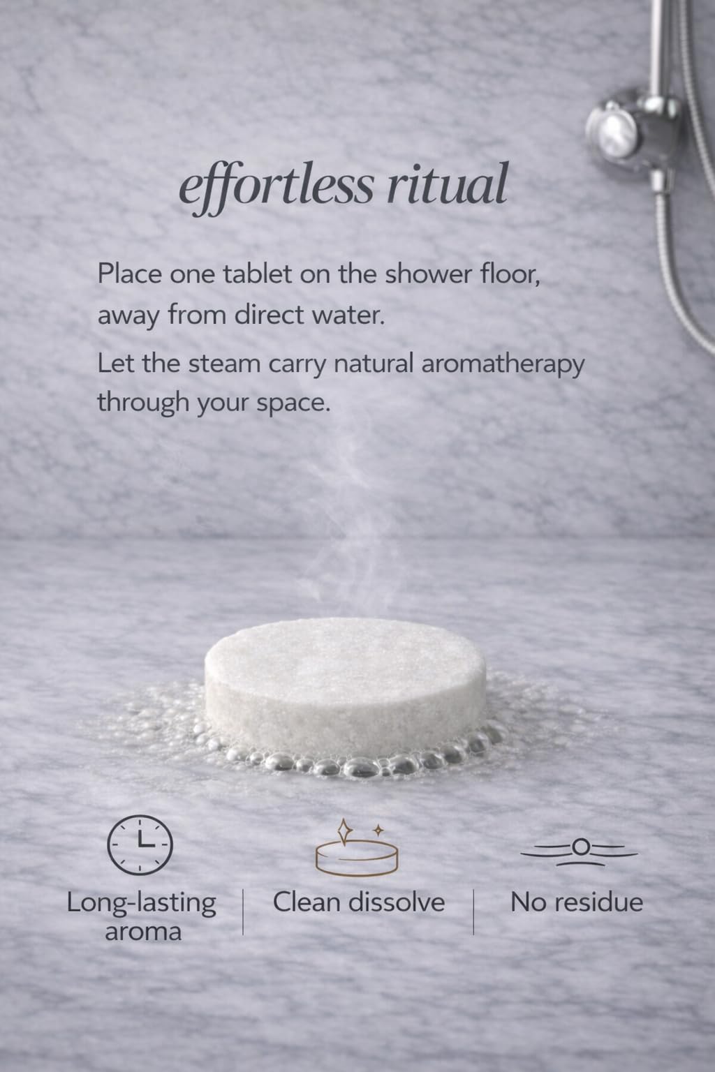SENTEA tea tree steamer with herbal notes for a refreshing shower