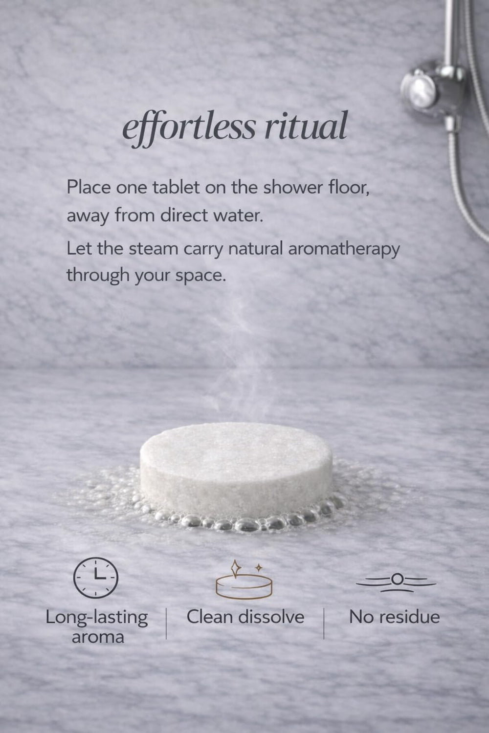 SENTEA tea tree steamer with herbal notes for a refreshing shower