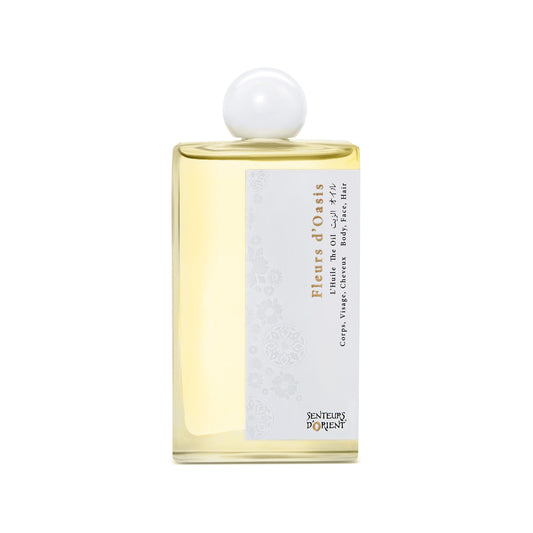 Label close-up highlights premium ingredients and oriental pattern.