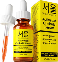 SeoulCeuticals Chebula Active Serum bottle for daily hydration and radiant skin