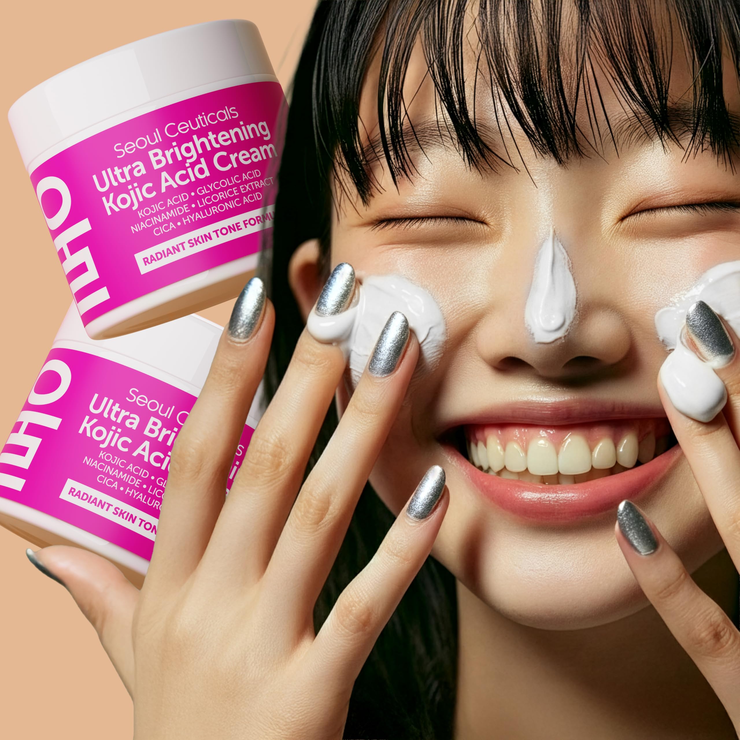 SeoulCeuticals Kojic Cream nighttime use supports hydration and comfort