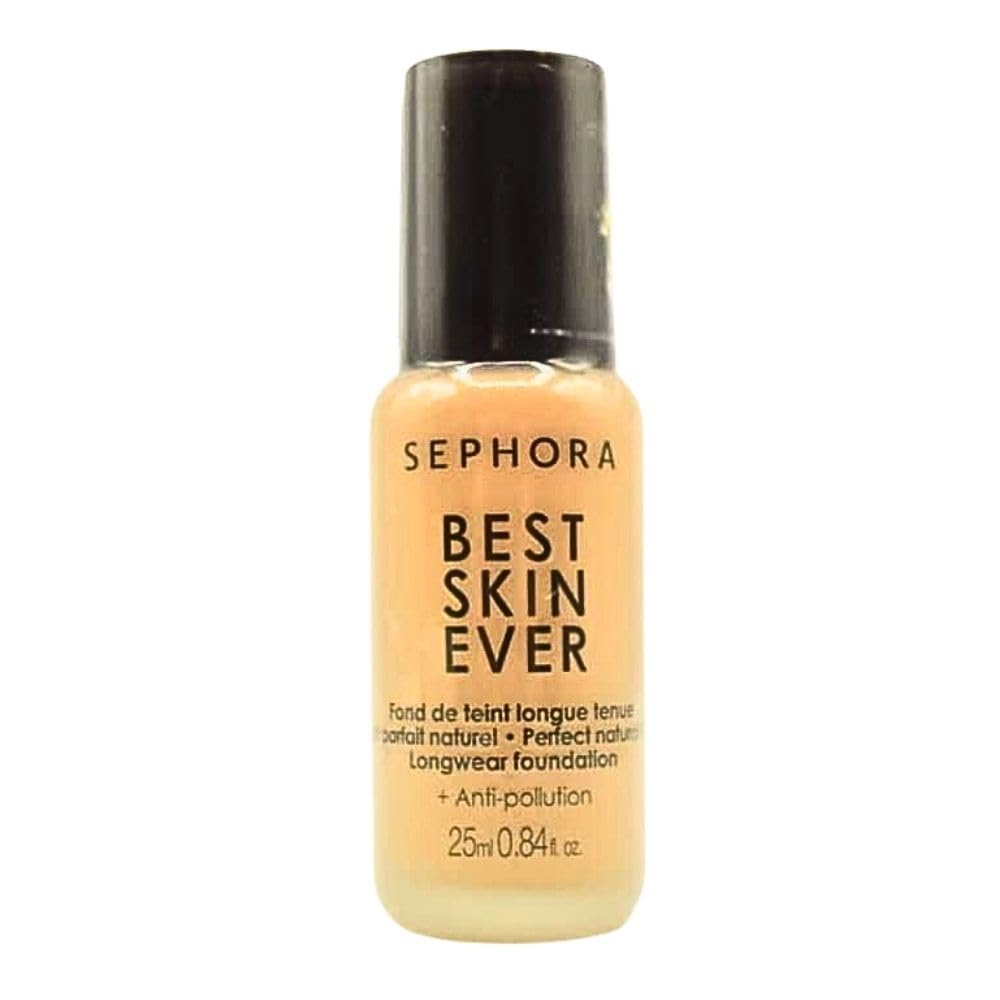 SEPHORA Best Skin Ever foundation bottle closeup highlighting hydration and natural finish.