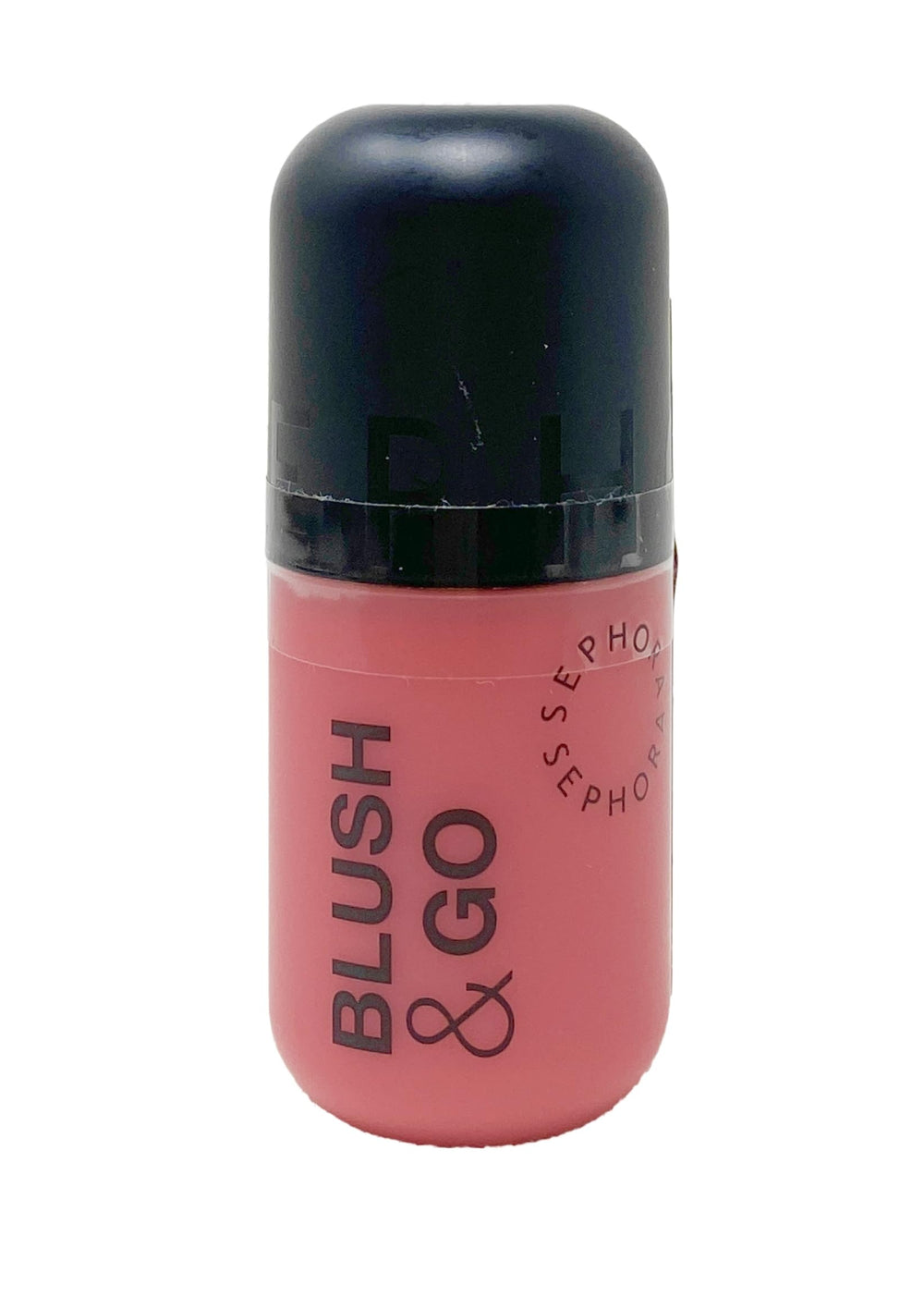SEPHORA Blush & Go lip and cheek cushion application shows portable color.