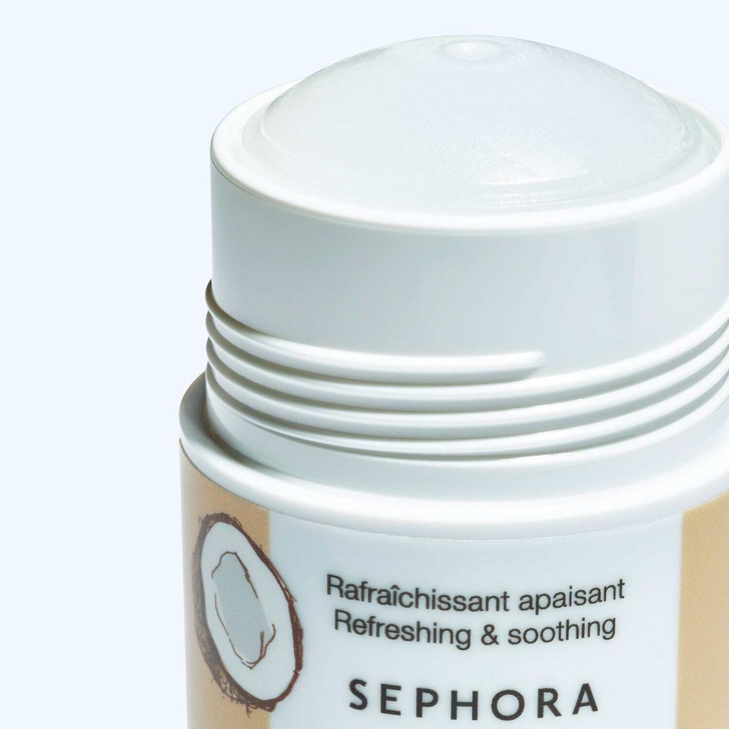 SEPHORA Coconut Solid Deodorant application on underarm for protective use