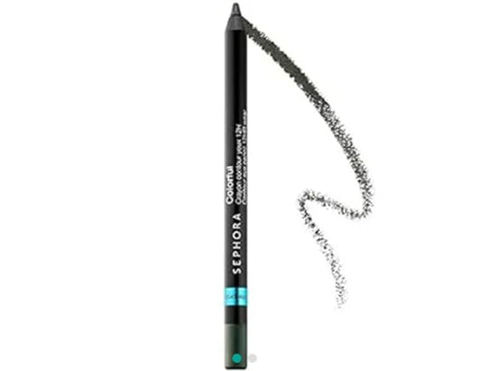 SEPHORA Collection 12 Hour Contour Pencil Eyeliner 46 T Rex swatch for precise long-lasting line