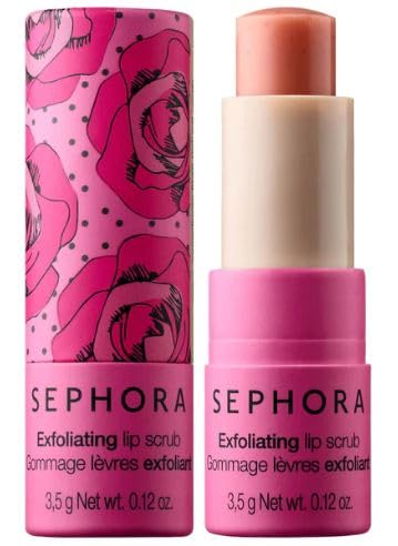 SEPHORA Collection Clean Lip Balm & Scrub Rose for smooth lips with gentle exfoliation