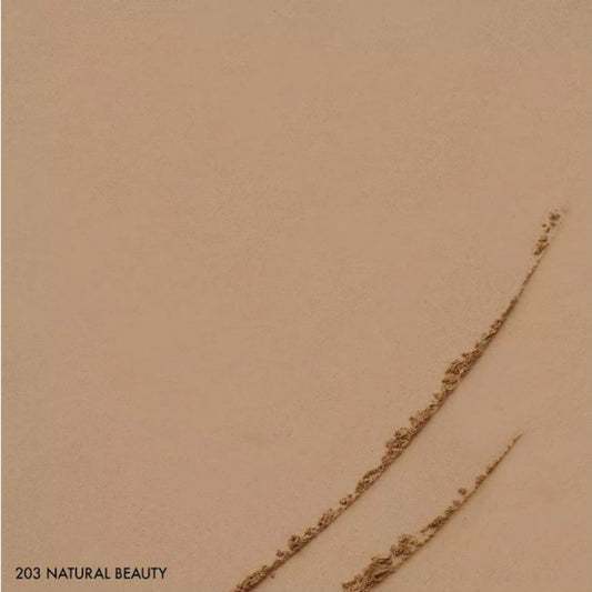 SEPHORA Collection Colorful Removable Matte Eyeshadow Pan 203 Natural Beauty swatch demonstrates taupe nude matte finish.