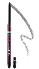 SEPHORA Collection Waterproof 12HR Retractable Eyeliner in Shimmer Plum for long-lasting, shimmering eye definition.