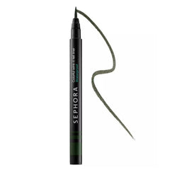 Sephora Wink-It Felt Liner Army Babe dark green for precise, long-lasting definition.