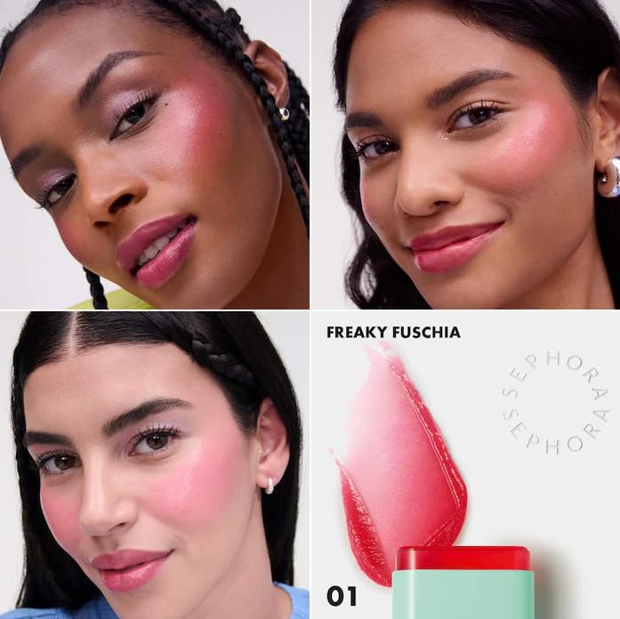 SEPHORA Color Twister cheek application with gel-pigment shift for a natural flush.