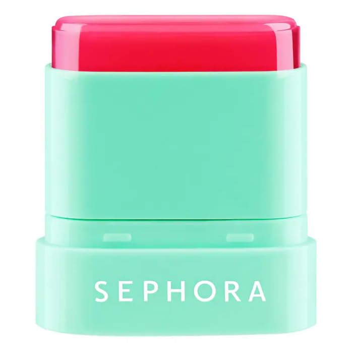 SEPHORA Color Twister color-change effect on contact creates a fresh pink shade.