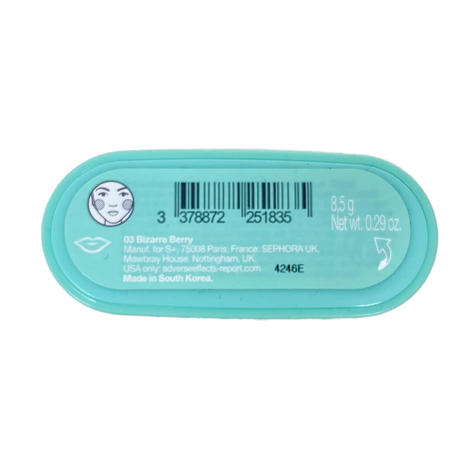 SEPHORA Color Twister jelly texture close-up reveals light melt-on-skin feel