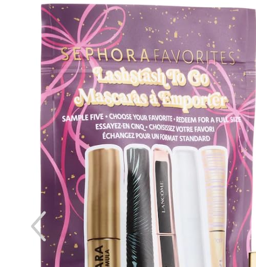 Sephora voucher to redeem a full-size mascara from Lashstash set