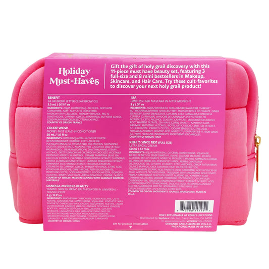 SEPHORA Favorites Holiday Must-Haves 11-Piece Gift Set assorted beauty items for try-and-discover.