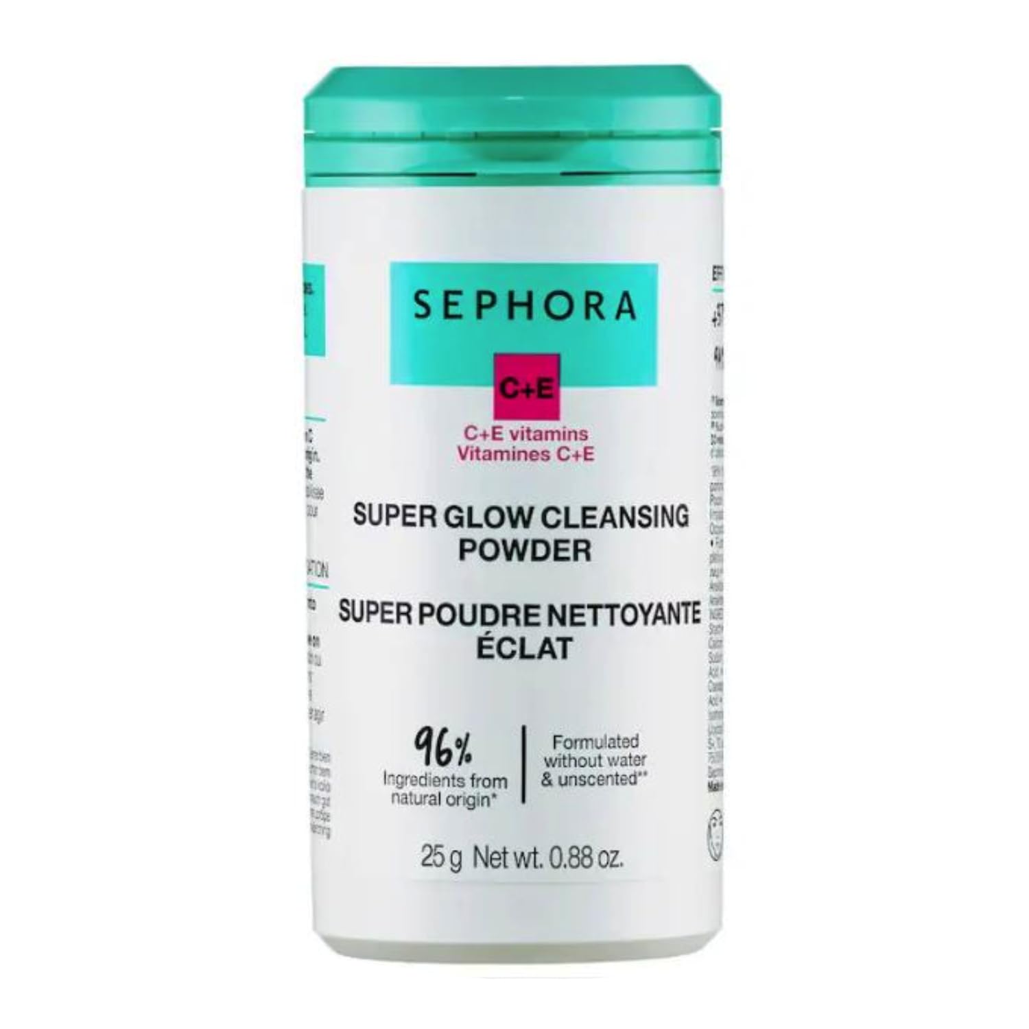 Sephora Favorites Vitamin C and E Super Glow cleansing powder compact for radiant skin