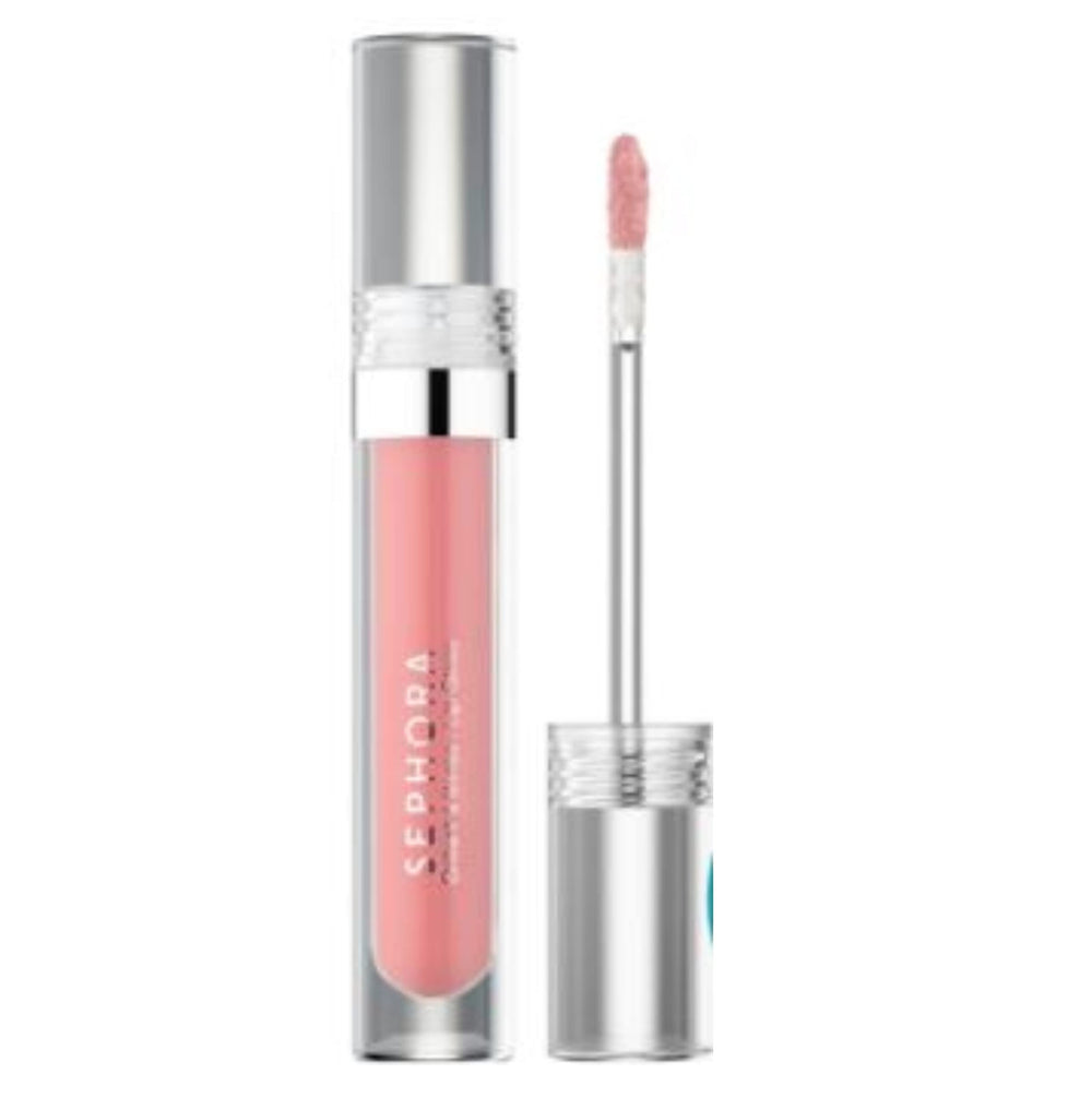 SEPHORA Glossed Lip Gloss 30 Not Today in peachy nude adds high shine and long wear.