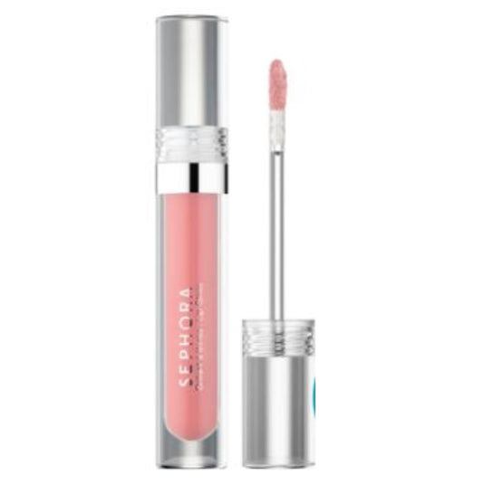 SEPHORA Glossed Lip Gloss 30 Not Today in peachy nude adds high shine and long wear.