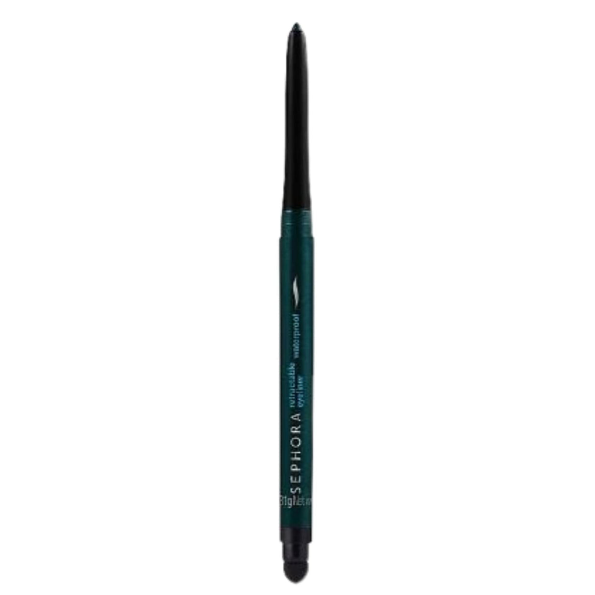 Sephora Collection waterproof retractable eyeliner in Forest Green for precise, long-lasting eye definition.